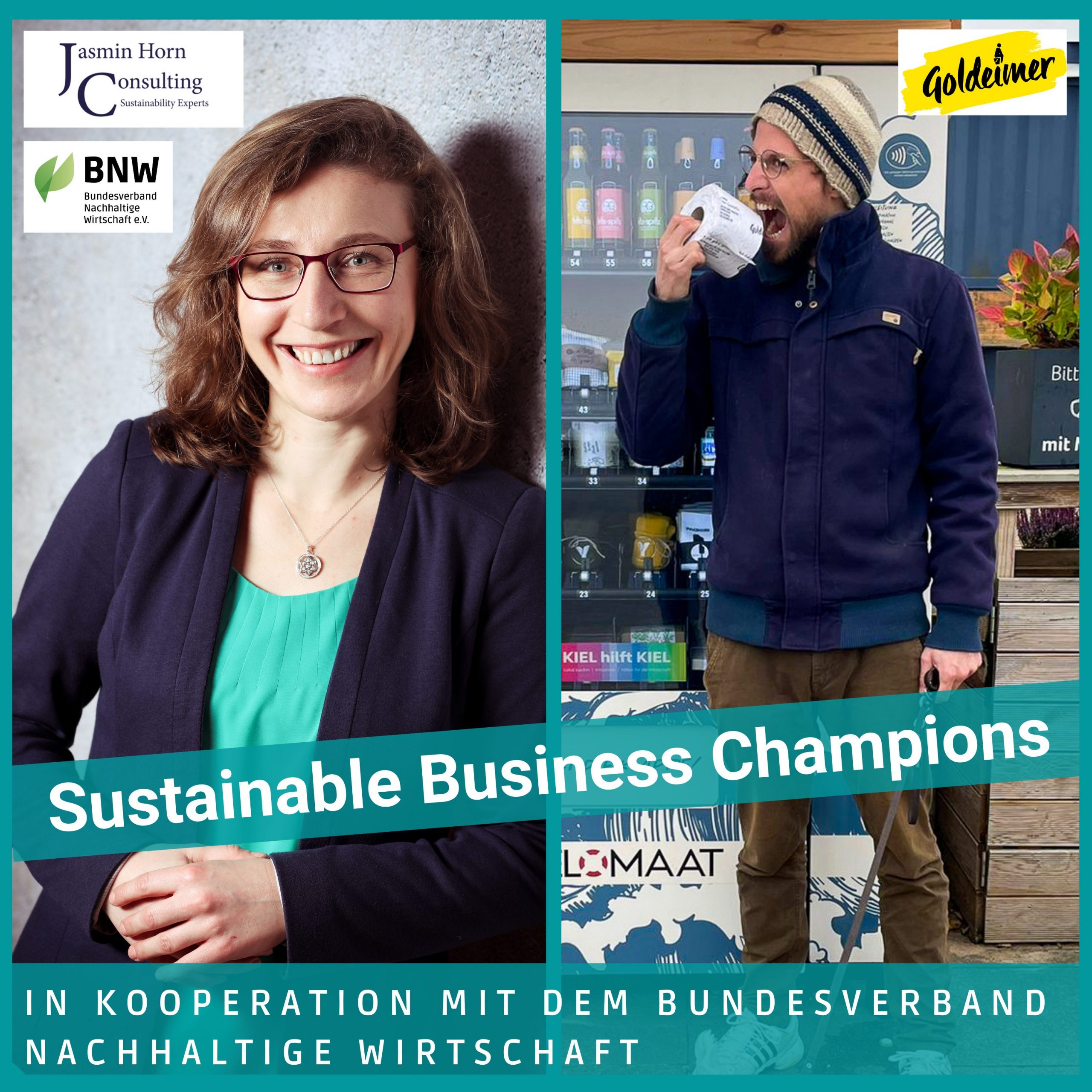 Podcast-Sustainable-Business-Champions-22-Nachhaltige-Sanitaersysteme-mit-Malte-Schremmer_Goldeimer-und-Jasmin-Horn